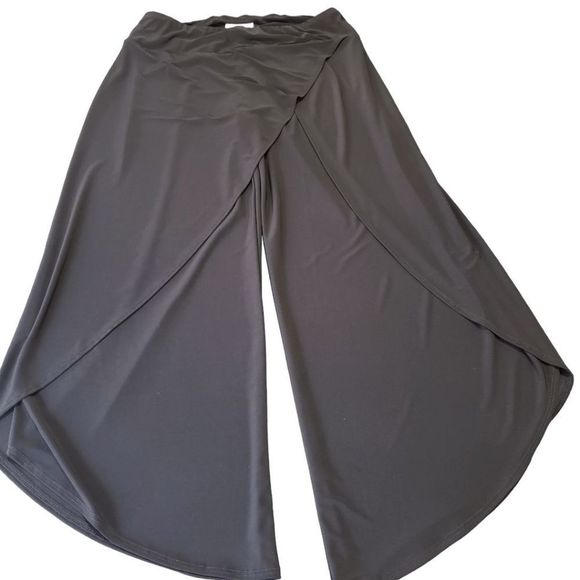 CT1160a Patchington Ladies Large Flare Pant in Black - Picture 2 of 5